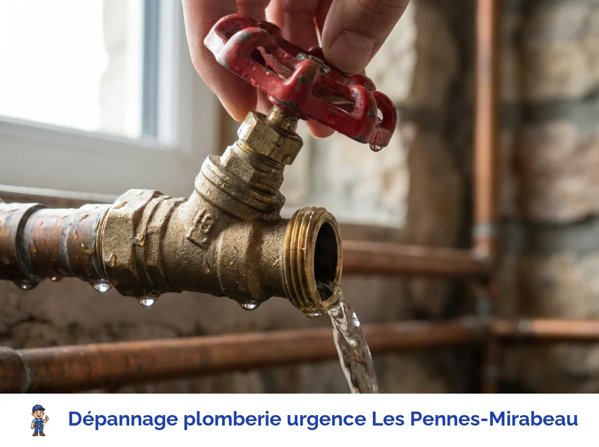 Dépannage plomberie urgence à Les Pennes-Mirabeau