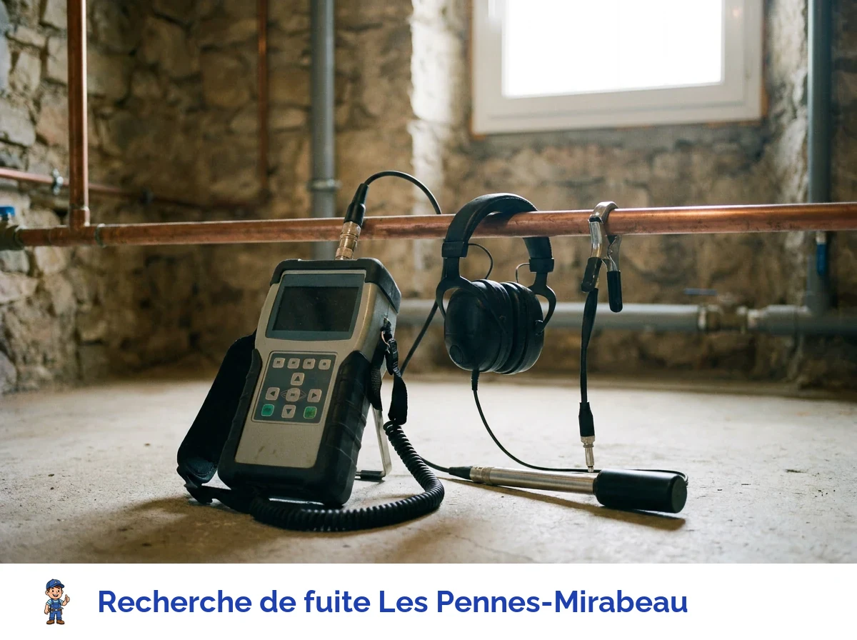 Recherche de fuite à Les Pennes-Mirabeau