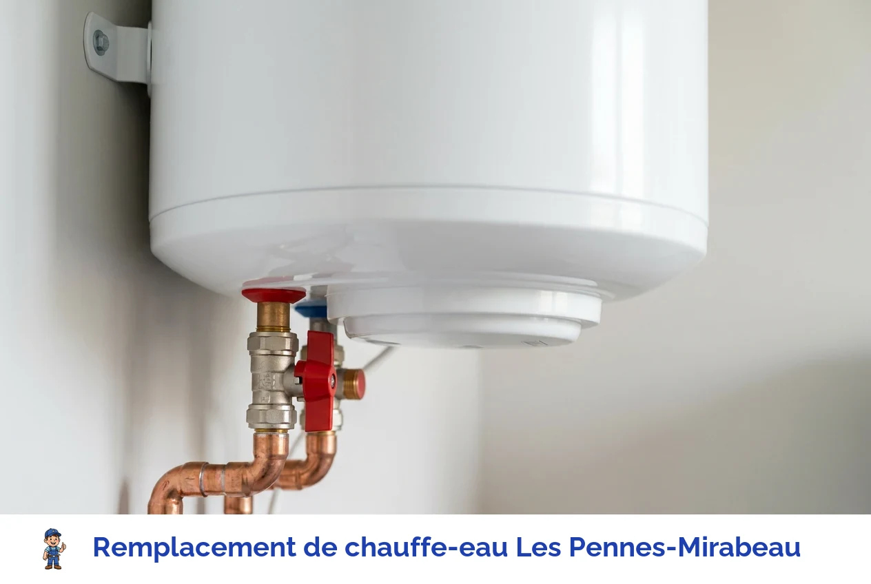 Remplacement de chauffe-eau à Les Pennes-Mirabeau