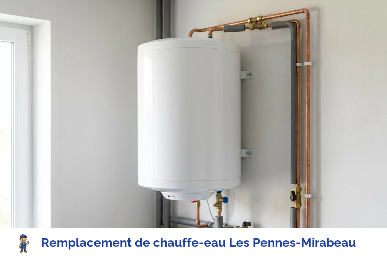 Remplacement de chauffe-eau à Les Pennes-Mirabeau
