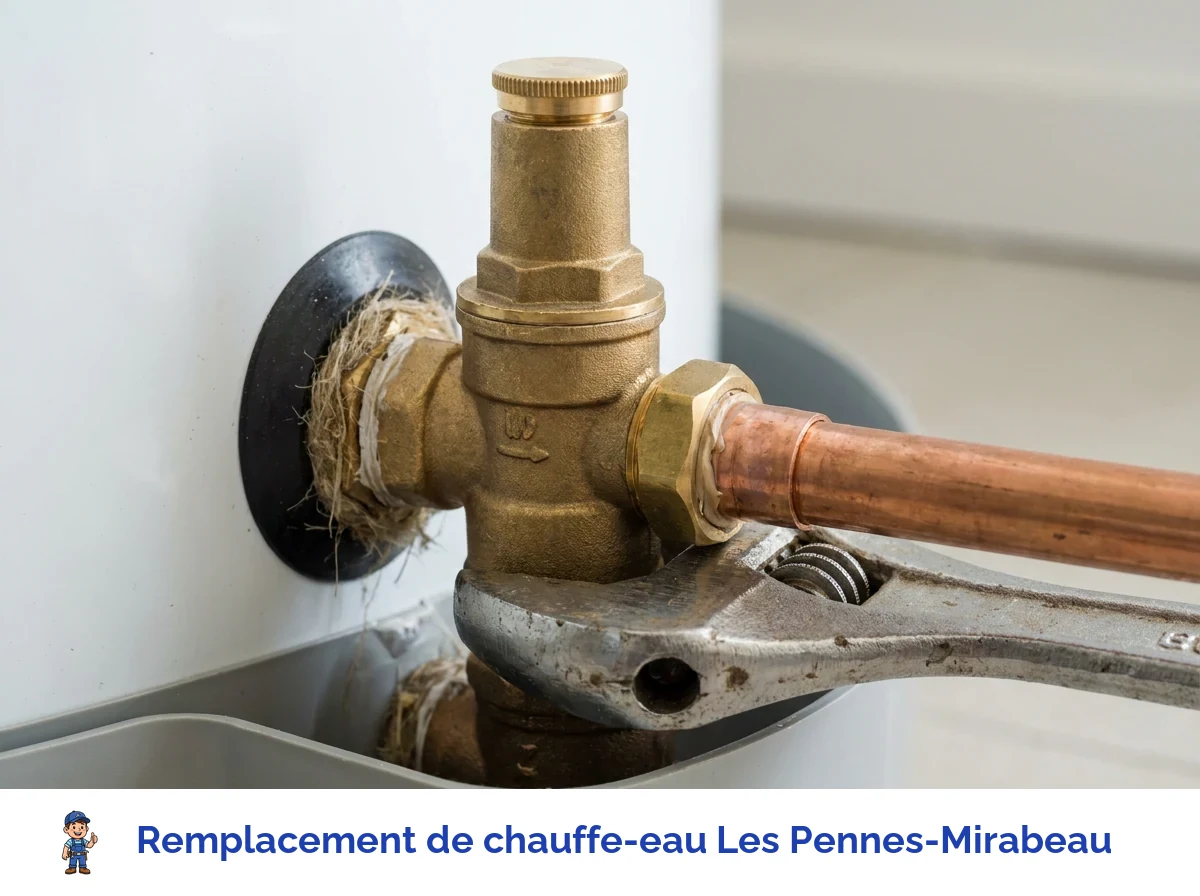 Remplacement de chauffe-eau à Les Pennes-Mirabeau