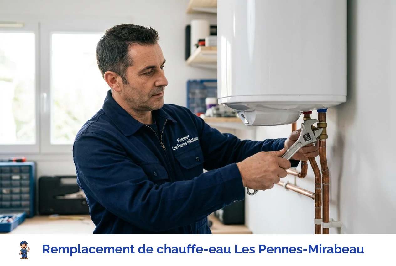Remplacement de chauffe-eau à Les Pennes-Mirabeau
