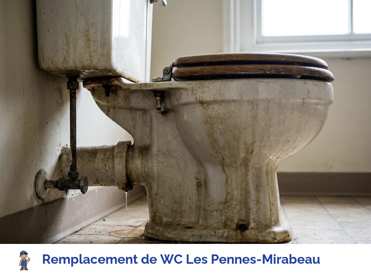 Remplacement de WC à Les Pennes-Mirabeau